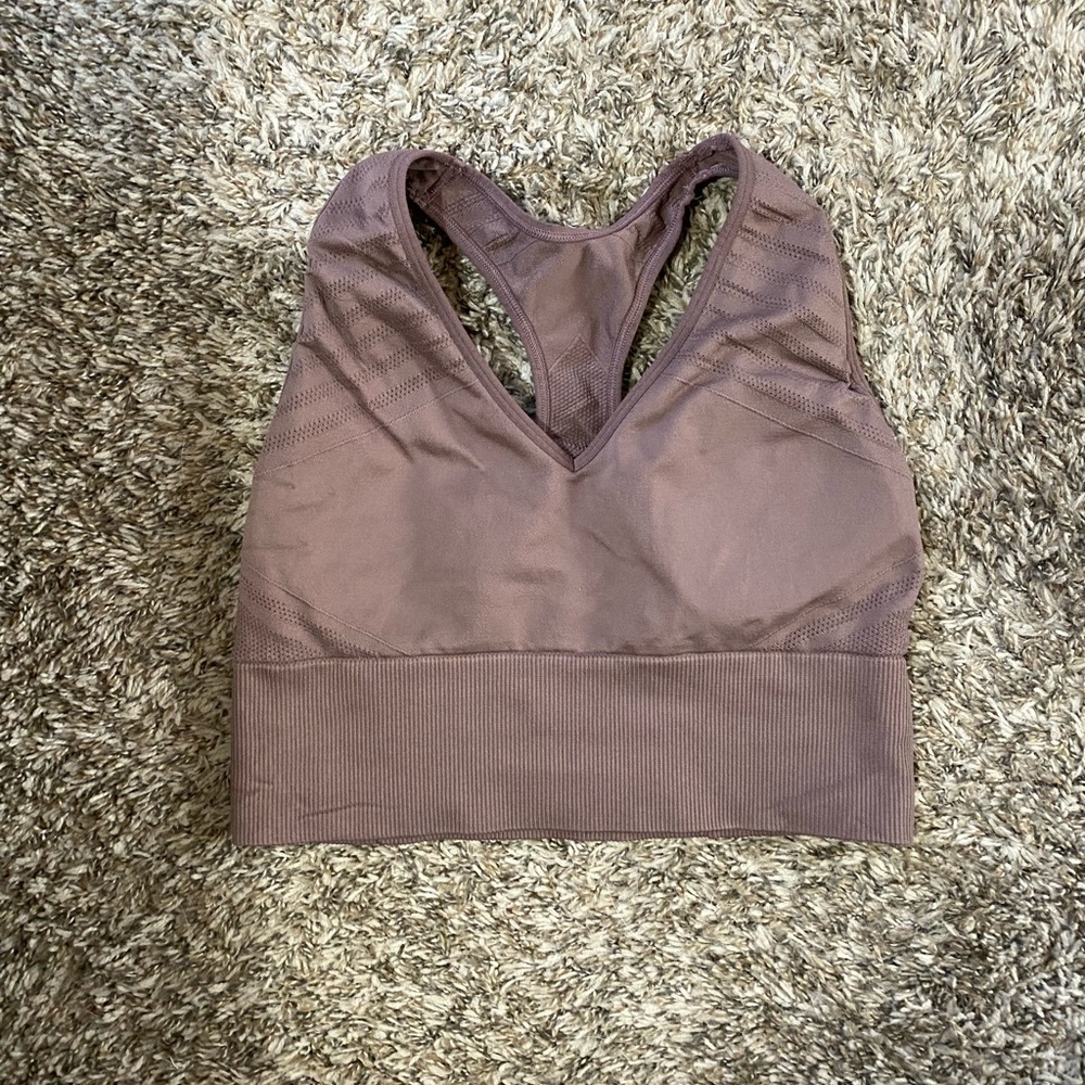 Vs pink crop sport bra